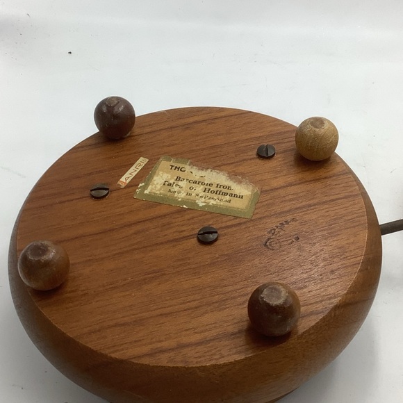 Vintage Swiss Anri Thorens Wood Music Box - Picture 14 of 16